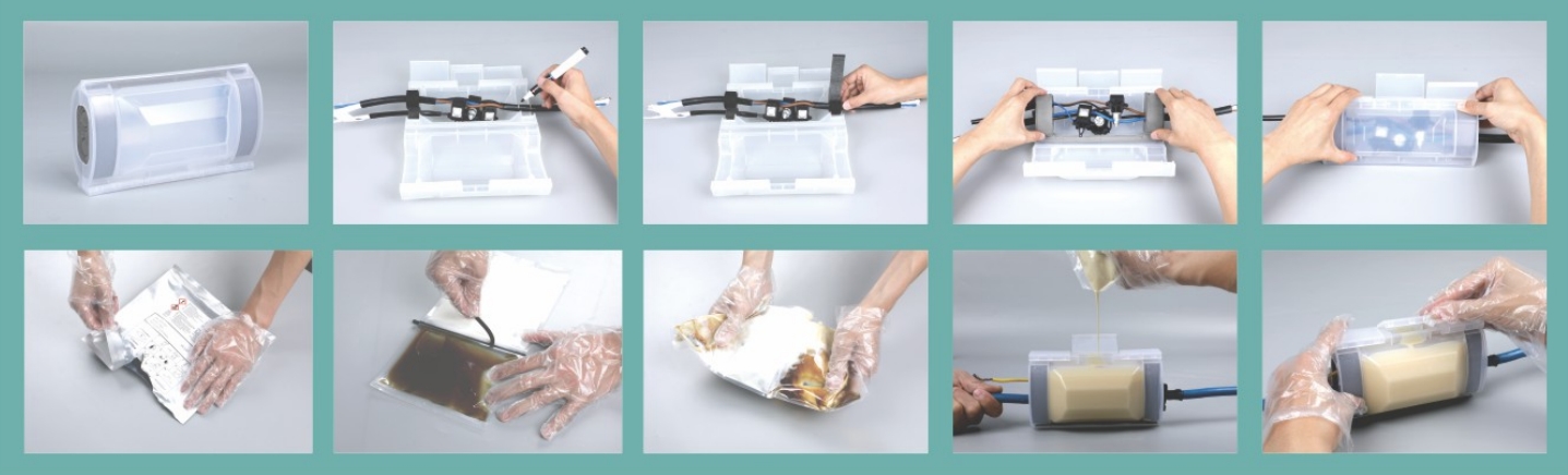 Caja de conexiones integrada y accesorios