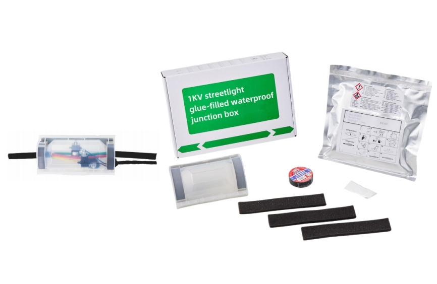 Caja de conexiones integrada y accesorios